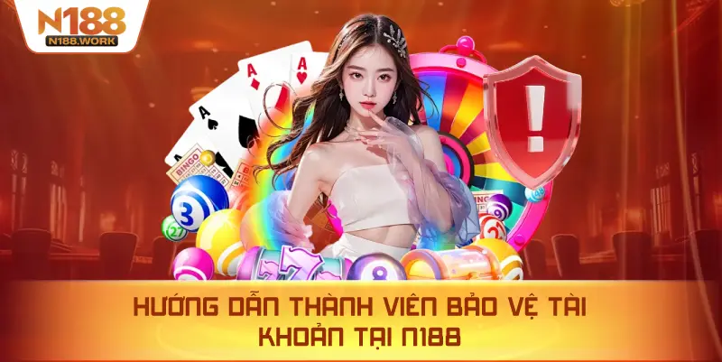 Người chơi N188 được hướng dẫn cách đặt mật khẩu mạnh, xác thực hai lớp và bảo vệ thông tin cá nhân.
